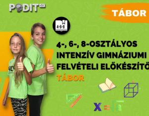 4-, 6-, 8-osztályos Intenzív Gimnáziumi felvételi előkészítő tábor