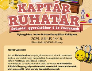 Kaptár Ruhatár Bibliatábor